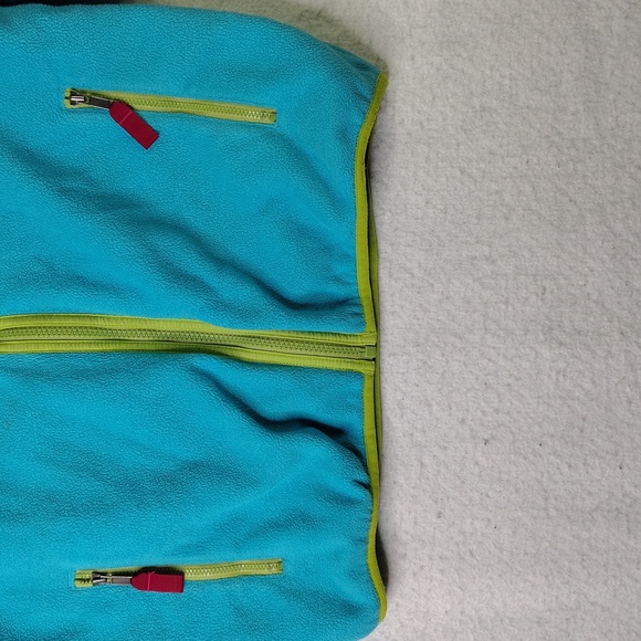 Patagonia Synchilla Fleece Sweater Jacket Womens Medium Teal Full Zip Retro - Picture 6 of 10